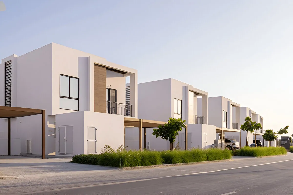 Affordable villas and houses in Dubai, featuring spacious interiors and modern designs in a vibrant community.