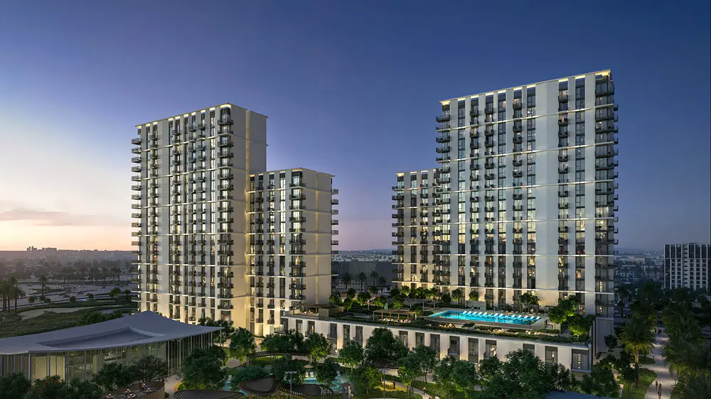 Hillsedge Tower B at Dubai Hills Estate by Emaar Properties – 1 and 2 Bedroom Apartments in a new off-plan project.