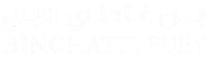 Binghatti Ruby at Jumeirah Village Circle Logo PNG White