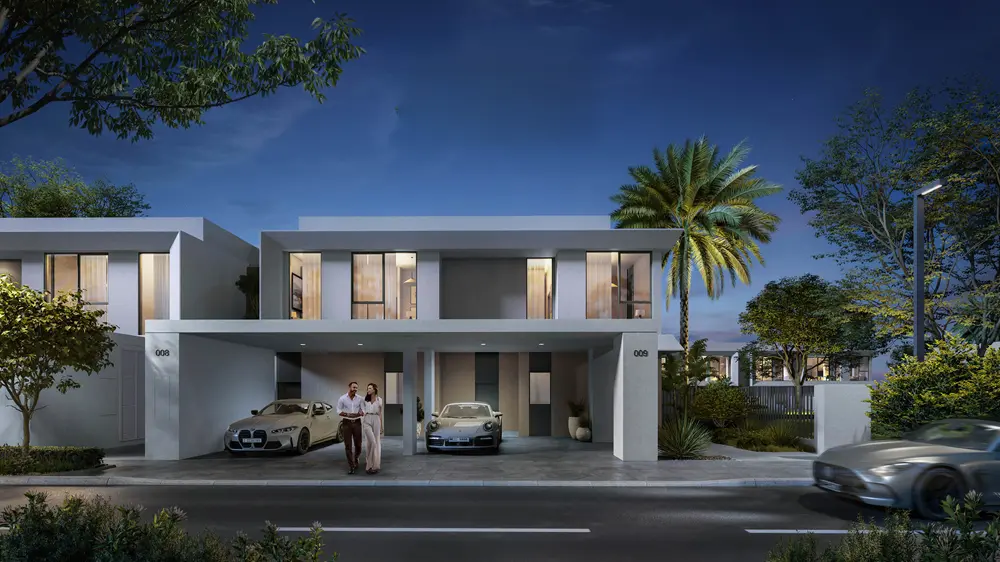 Kaia at The Valley by Emaar Properties offering luxurious 3 and 4-bedroom townhouses with modern designs and beautiful surroundings in Dubai.