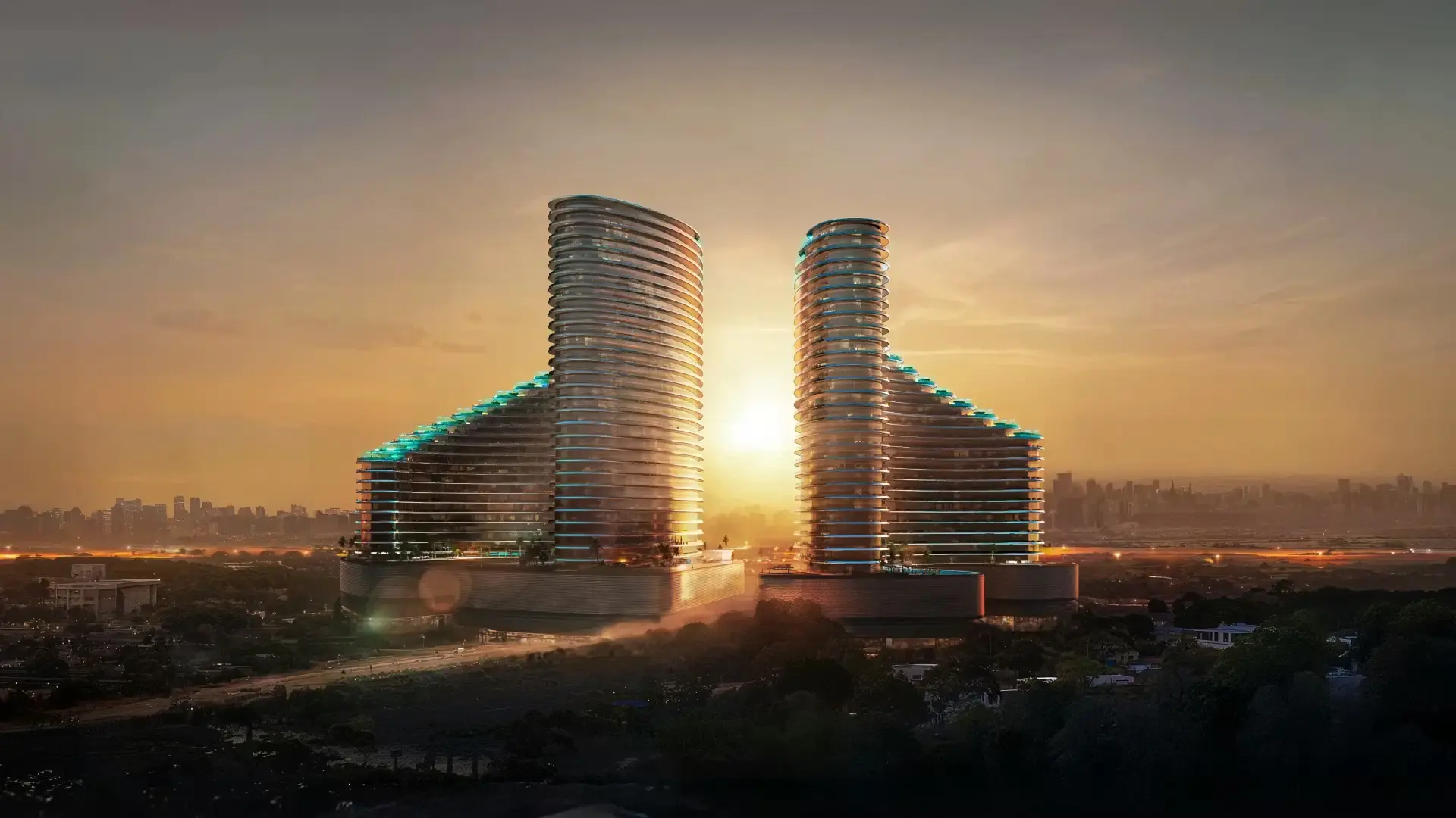 Binghatti Skyflame Tower 1 at Majan, Dubai