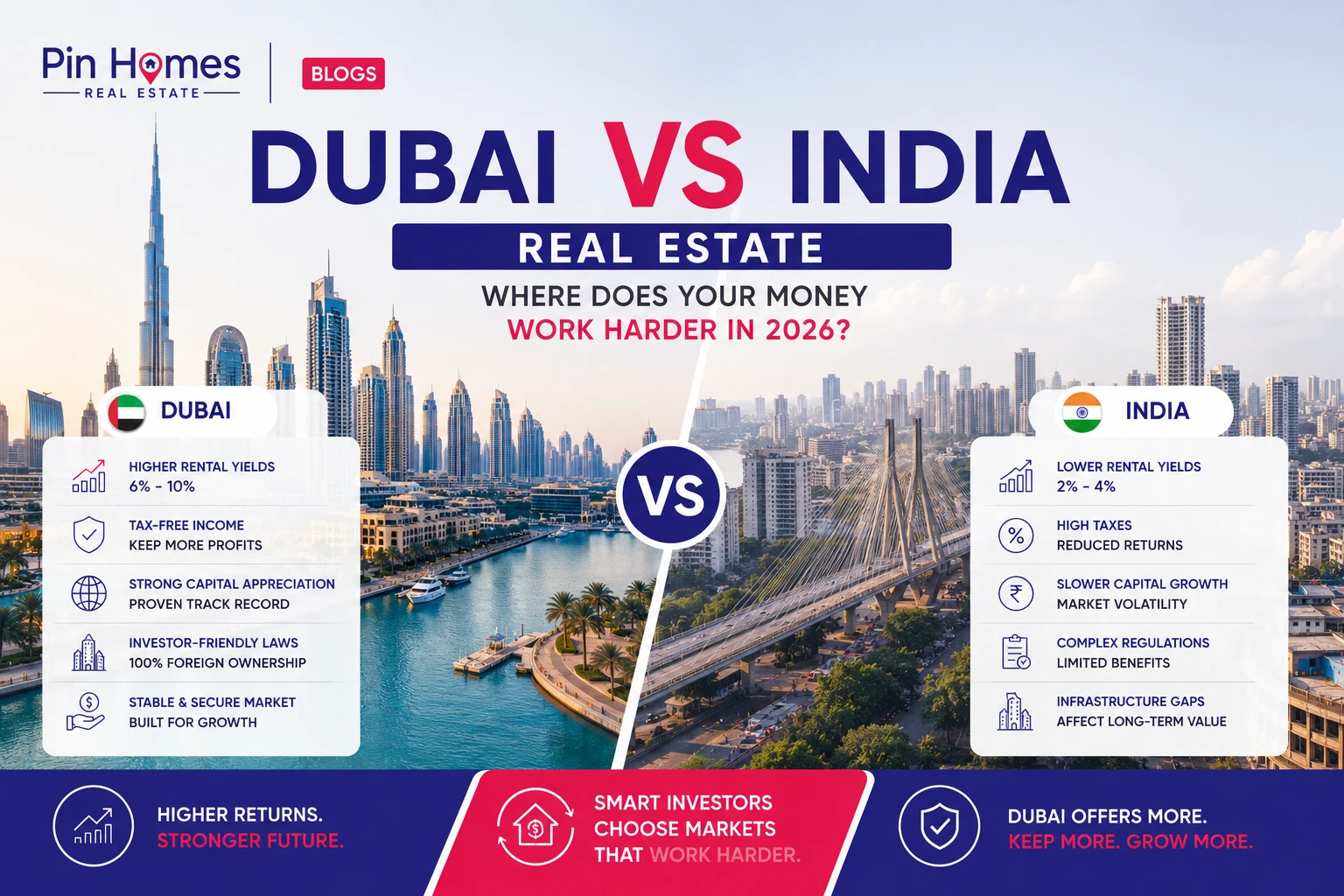 Dubai vs India Real Estate: Where Does Your Money Work Harder in 2026?
