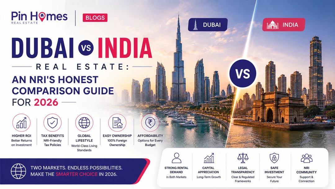 Dubai vs India Real Estate: An NRI's Honest Comparison Guide for 2026